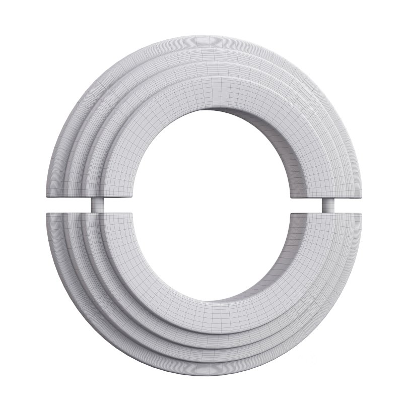 Black Radiator Pipe Flanges Aluminum Escutcheon Ring Plate Image 13