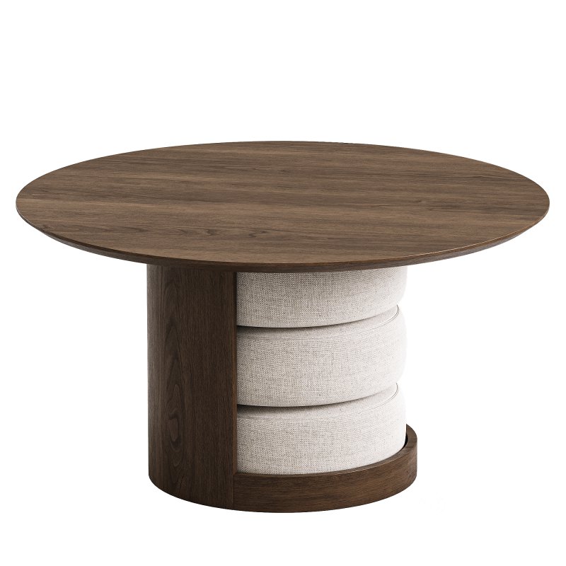 Mette Coffee Table with Stools Image 3