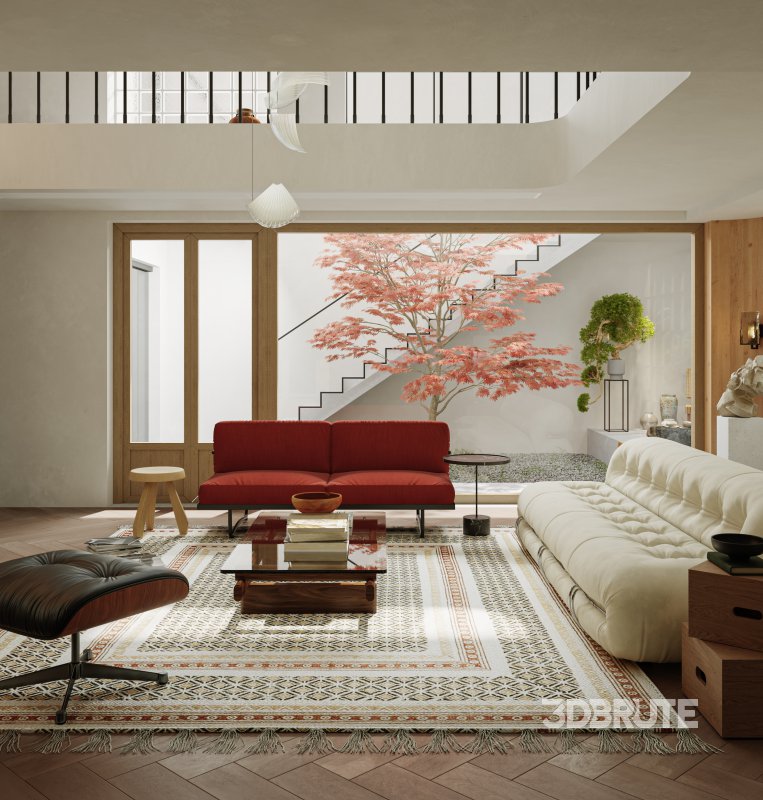 Living Room Dining Room Kitchen Image 2