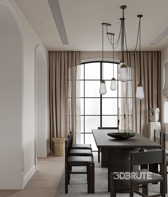 Living Room Dining Room Kitchen Image 11