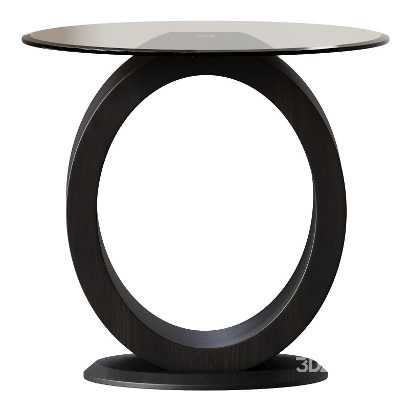 Austina Glass Top End Table Image 2