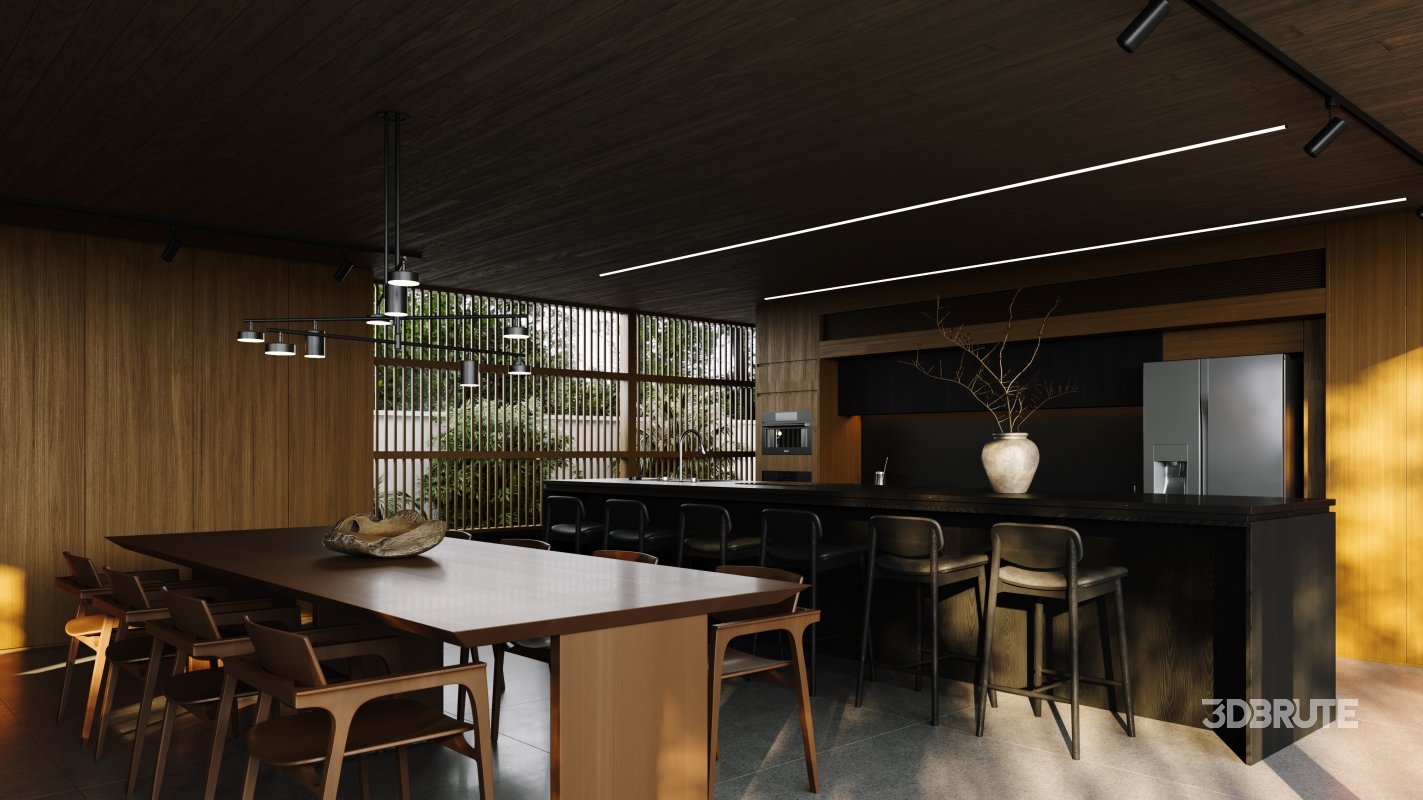 Living Room Dining Room Kitchen Image 14