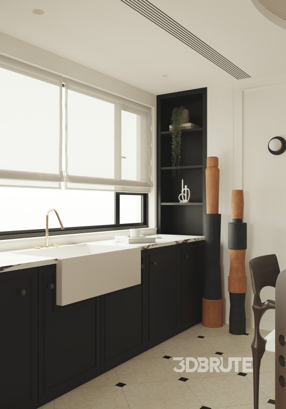 Living Room Dining Room Kitchen Image 6