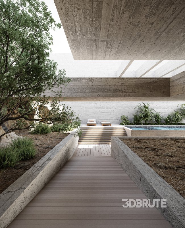 courtyard garden Swimming pool Image 2