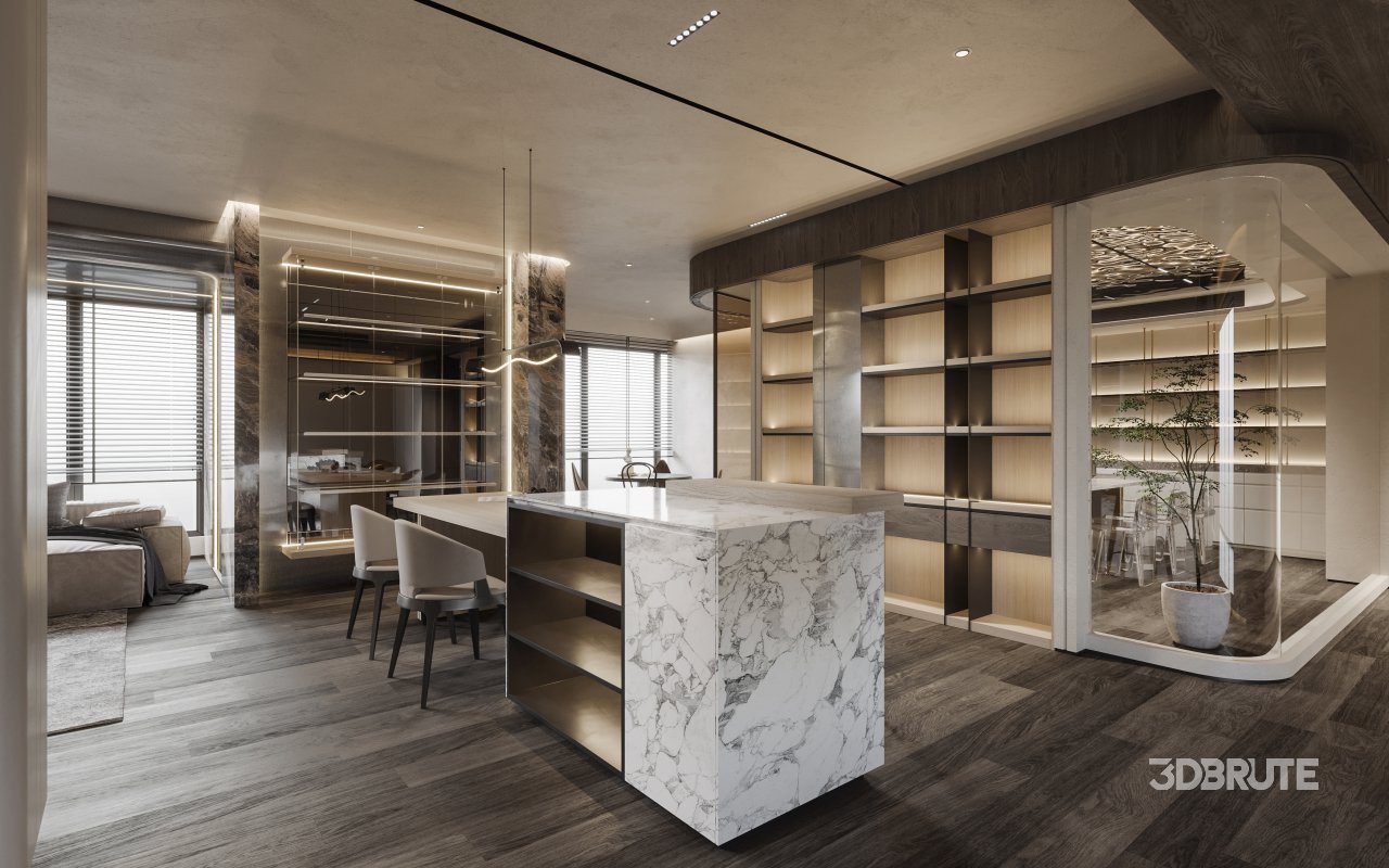 Living Room Dining Room Hallway Image 17