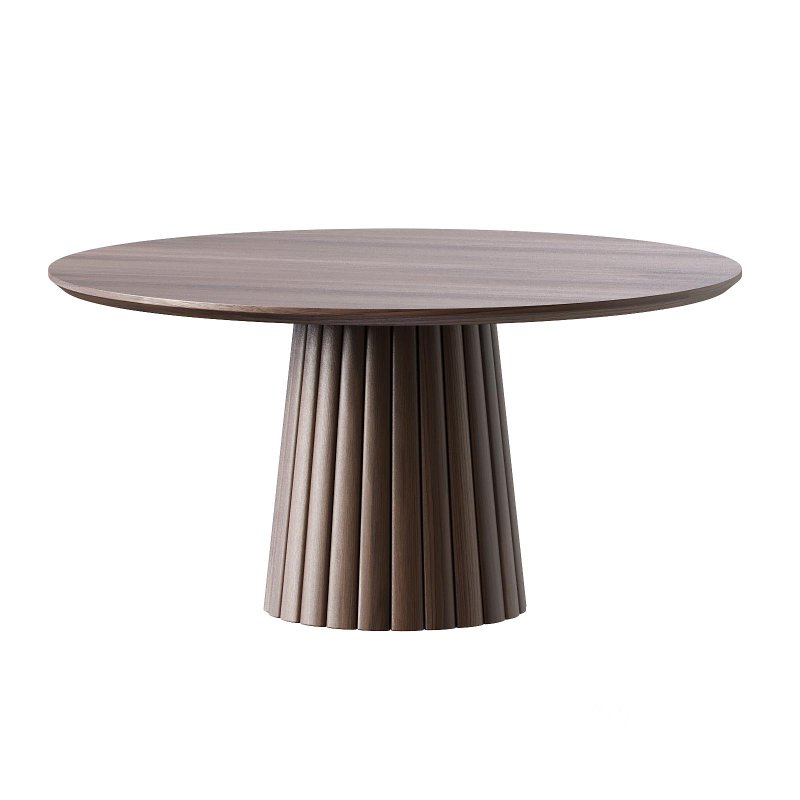 Solid Wood Round Dining Table Image 2
