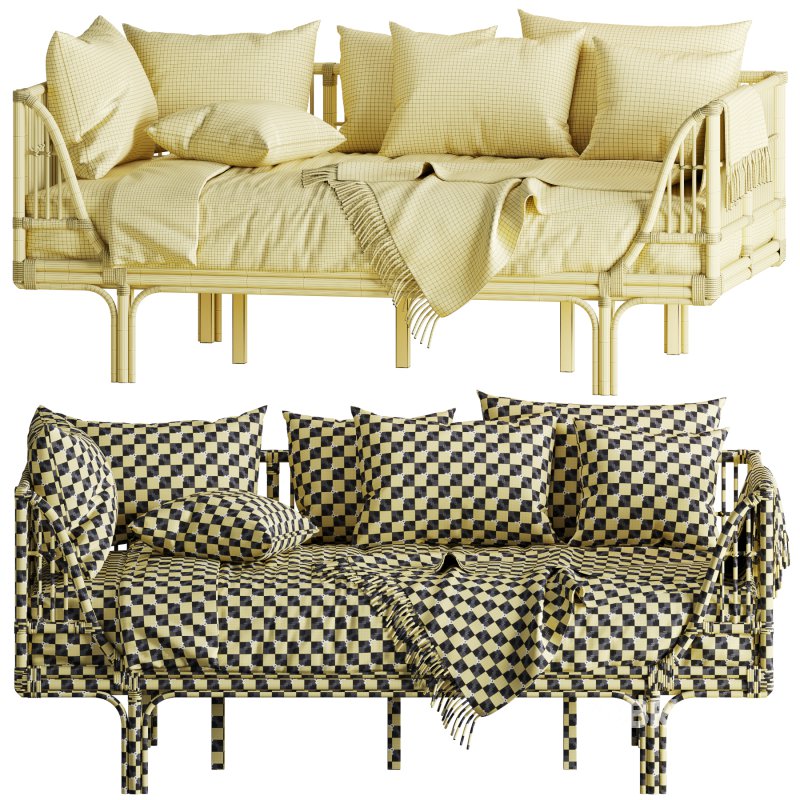 Honey_Rattan_Daybed_Frame Image 5