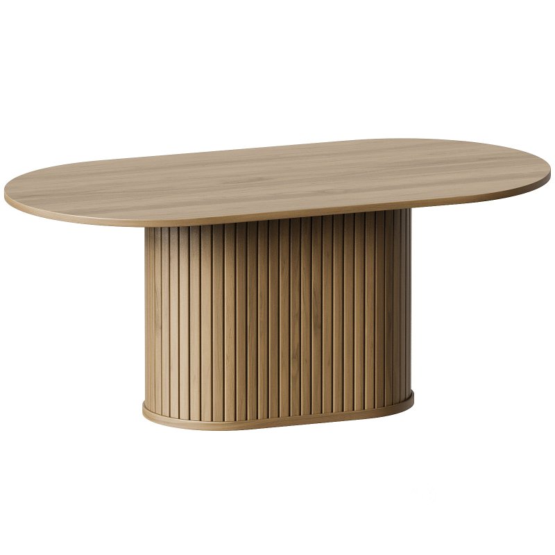 Iris Oval Dining Table Image 6