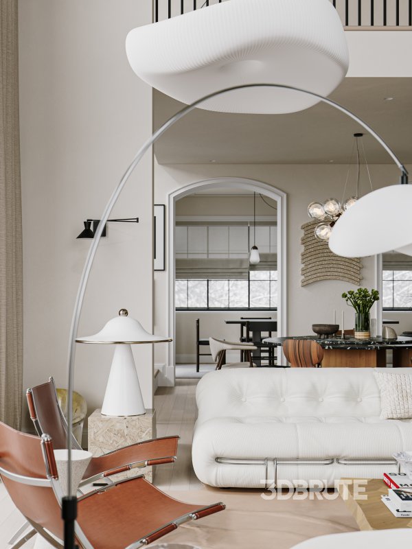 Living Room Dining Room Kitchen Image 4