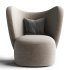 LITTLE BIG CHAIR Fabric armchair By NORR11 - Thumbnail 4