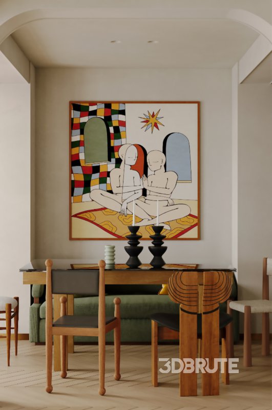 Living Room Dining Room Kitchen Image 11