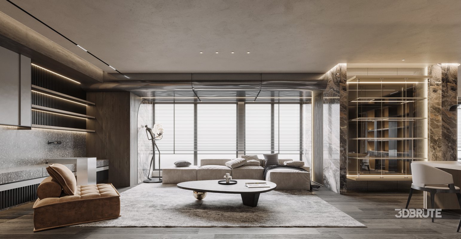 Living Room Dining Room Hallway Image 14