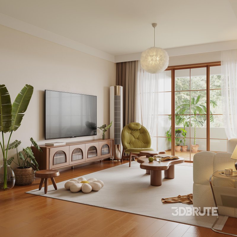 Living Room Dining Room Bedroom Image 9