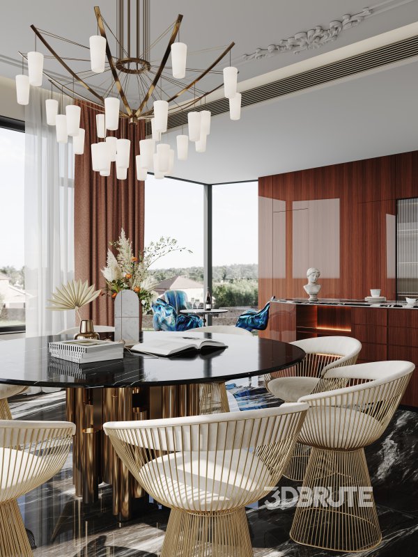 Living Room Dining Room Kitchen Hallway Image 19