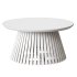 Buley Round Slatted Coffee Table - Thumbnail 1