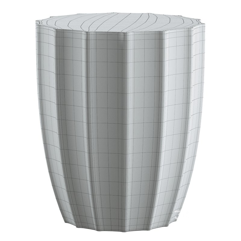 Milhouse Concrete Outdoor Side Table Image 2