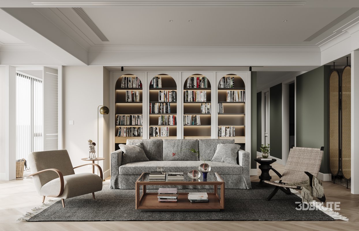 Living Room Dining Room Kitchen Image 4