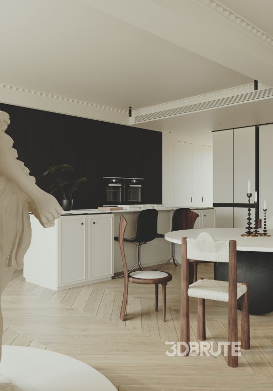 Living Room Dining Room Kitchen Image 9