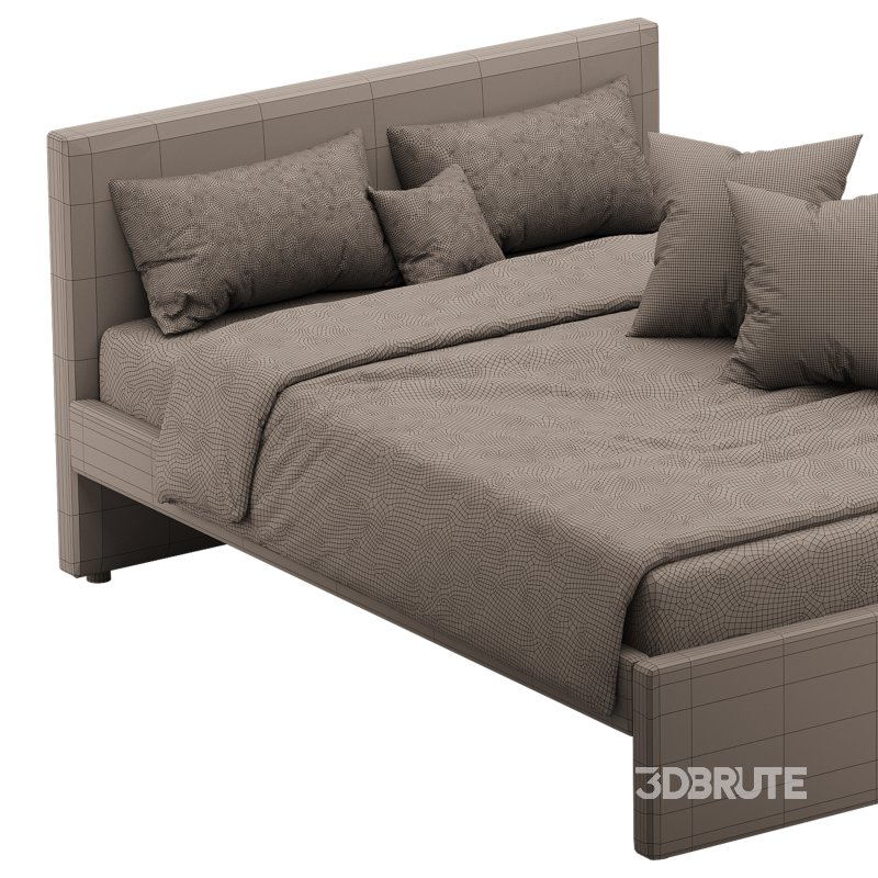 Upholstered bed frame Image 14