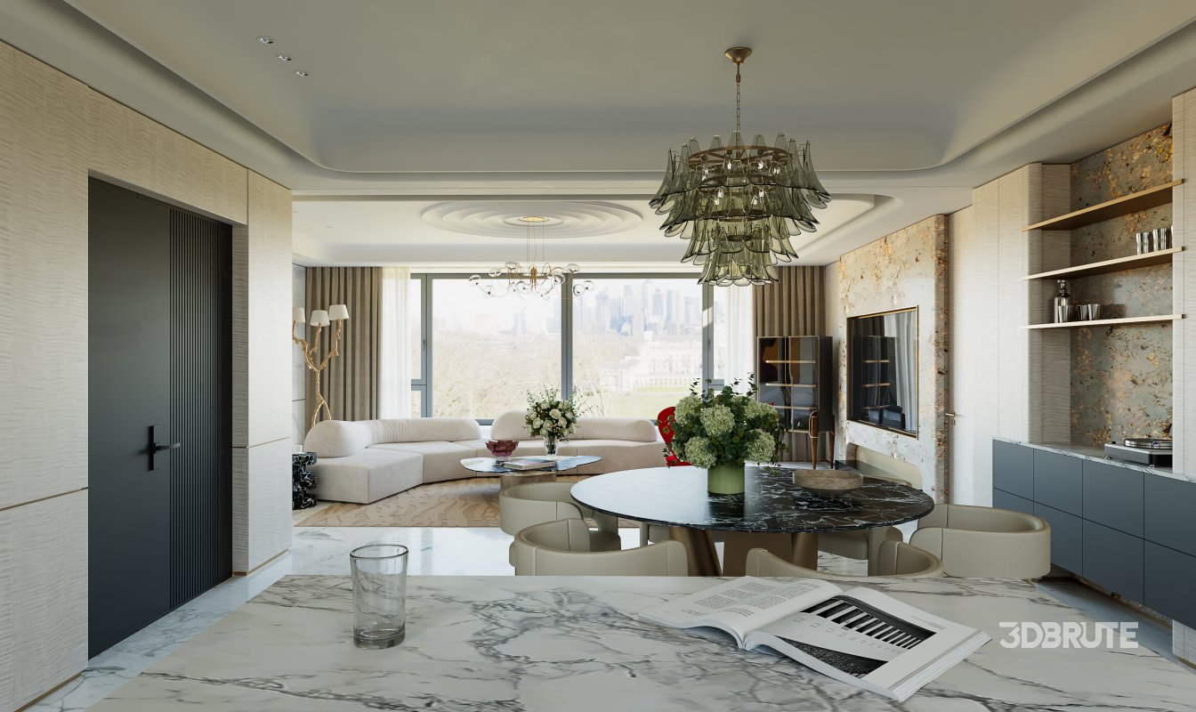 Living Room Dining Room Image 16