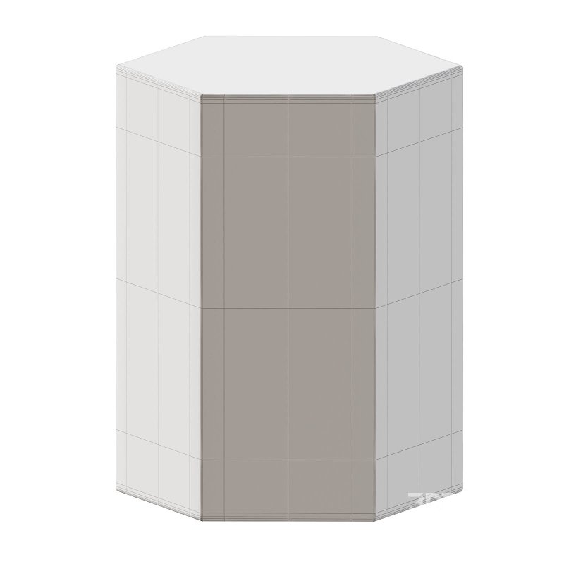 ZOÉ premium terrazzo pink end table Image 7