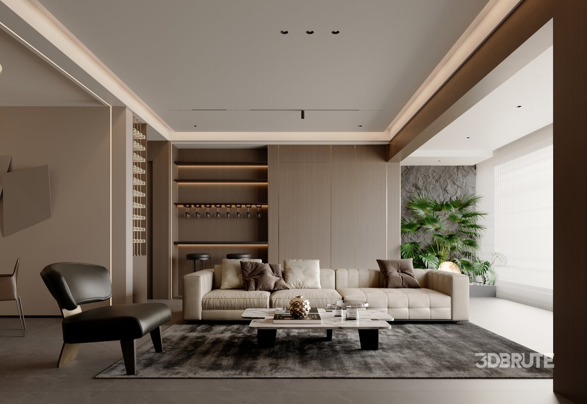 Living Room Dining Room Bedroom Image 2