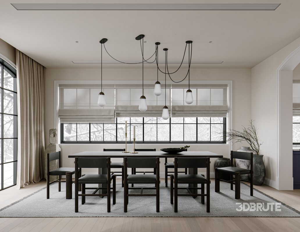 Living Room Dining Room Kitchen Image 20