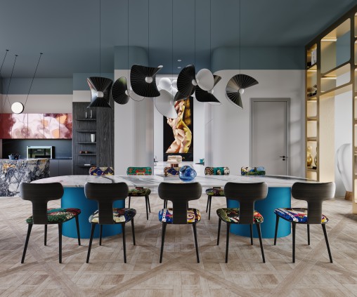 Living Room Dining Room Kitchen
