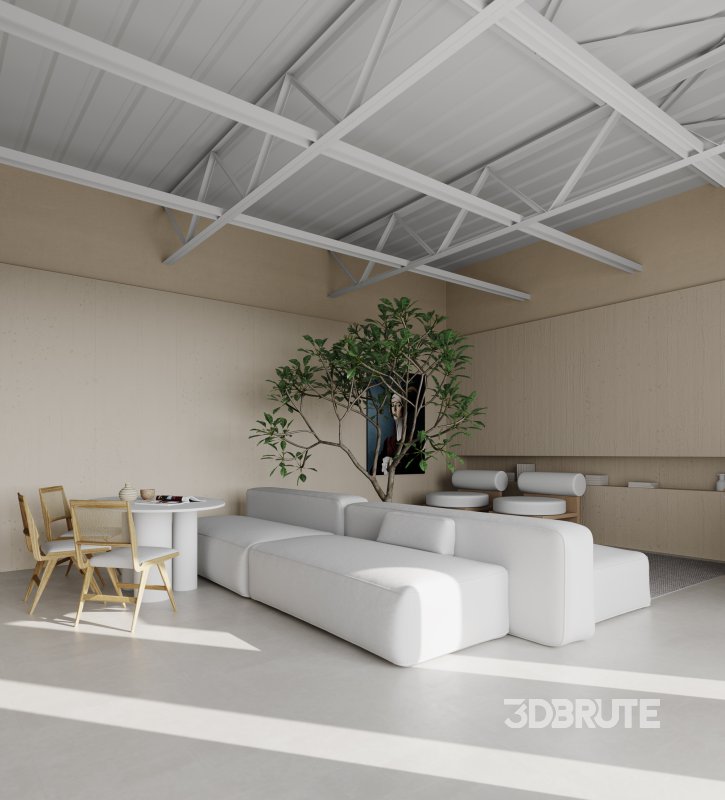 Living Room Dining Room Bedroom Image 9