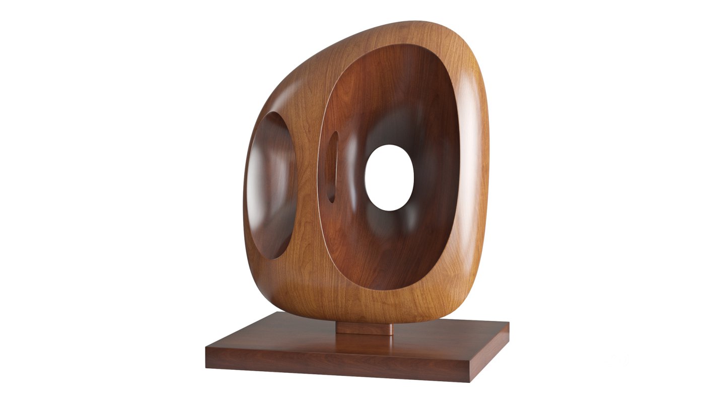 Abstract sculpture by Barbara Hepworth Image 4