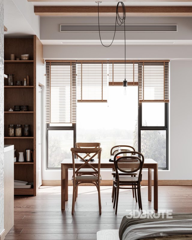 Living Room Dining Room Kitchen Bedroom Image 2