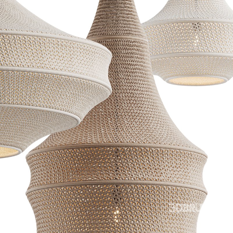 Crochet Pendant Lamp by Hamimi Design Image 6