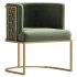 Carma Velvet Lounge Chair - Thumbnail 5