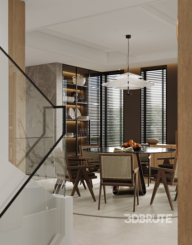 Living Room Dining Room Kitchen Image 8