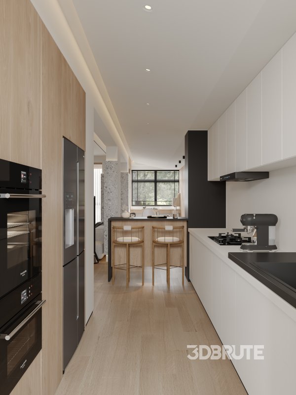 Living Room Dining Room Kitchen Image 2