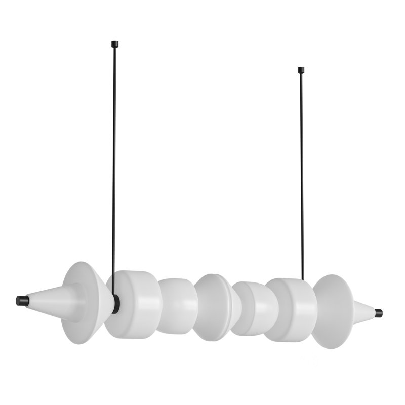 Sonde Satin H Chandelier Light by HOLLY HUNT Image 2