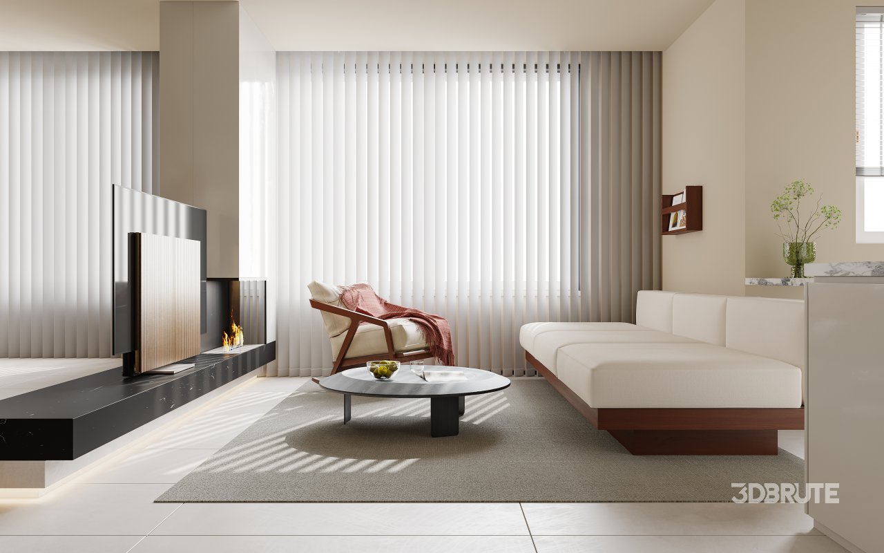 Living Room Dining Room Kitchen Image 16