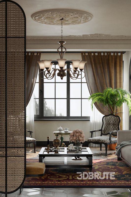 Living Room Dining Room Kitchen Image 11