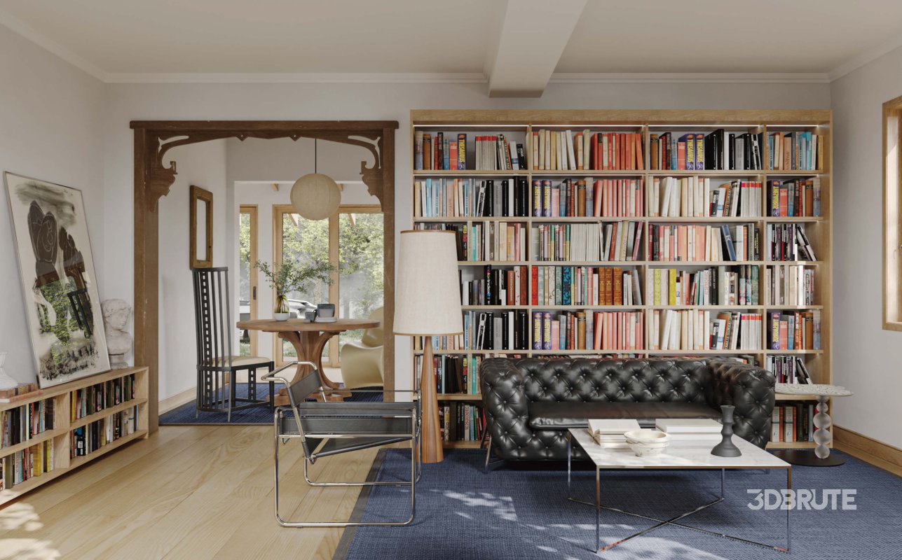 Living Room Dining Room Kitchen Image 17