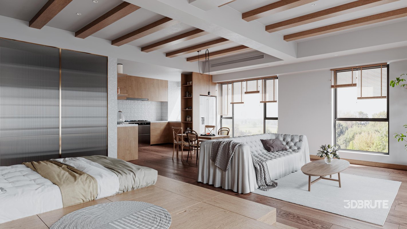 Living Room Dining Room Kitchen Bedroom Image 3