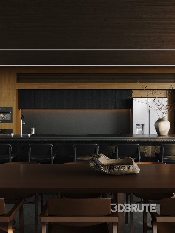 Living Room Dining Room Kitchen Image 2