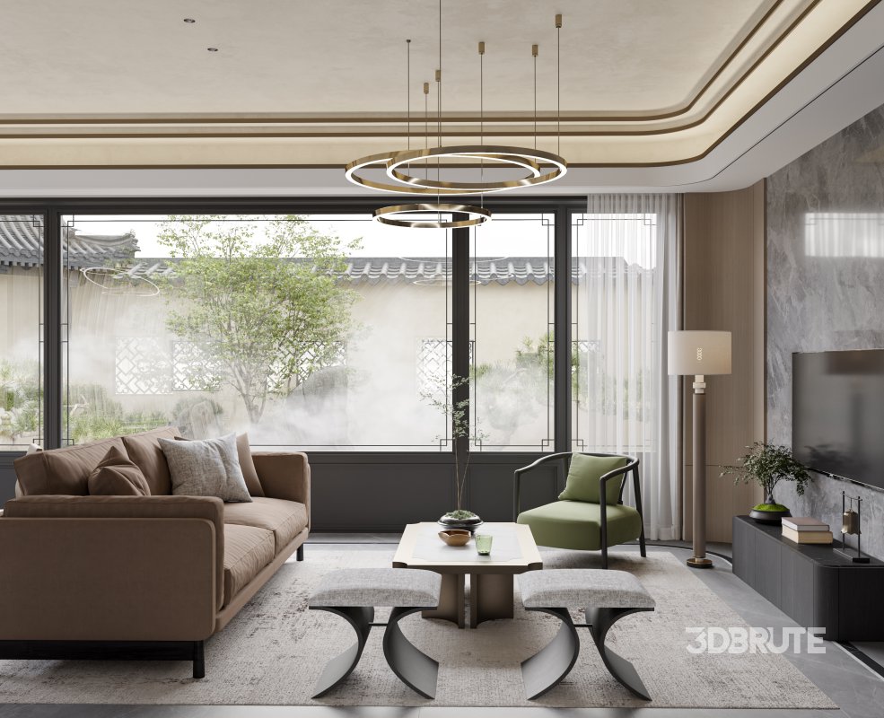 Chinese Living Room Dining Room Image 9