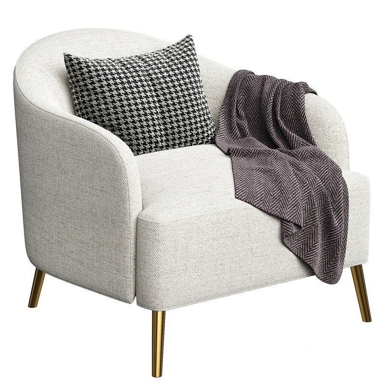 ISABEL | Fabric armchair By Minimomassimo Image 1