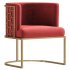 Carma Velvet Lounge Chair - Thumbnail 6