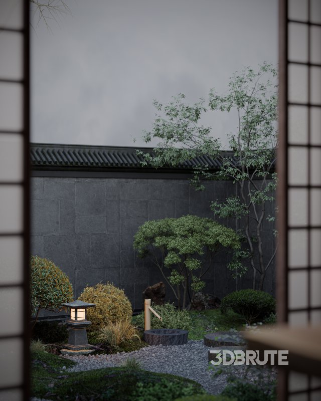 chinese courtyard tea room Image 9