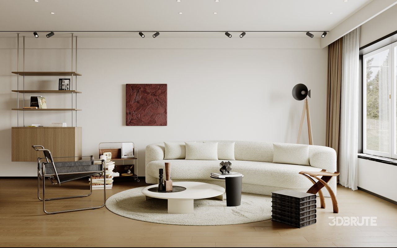 Living Room Dining Room Kitchen Image 9