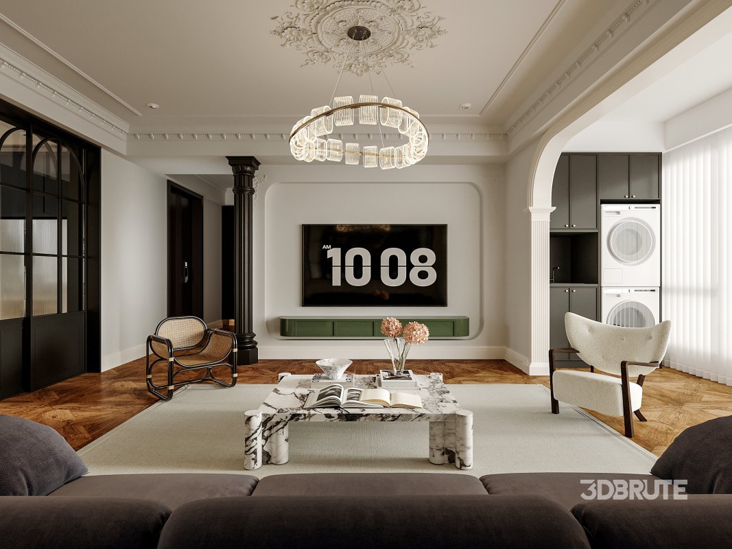 Living Room Dining Room Kitchen Bedroom Image 1