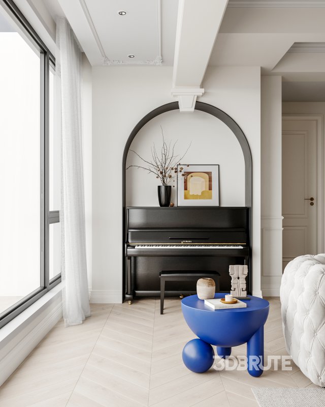 Living Room Dining Room Kitchen Image 3