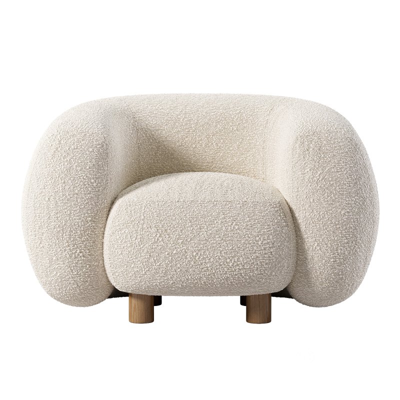 Londy Cozy Ivory Chair Image 4