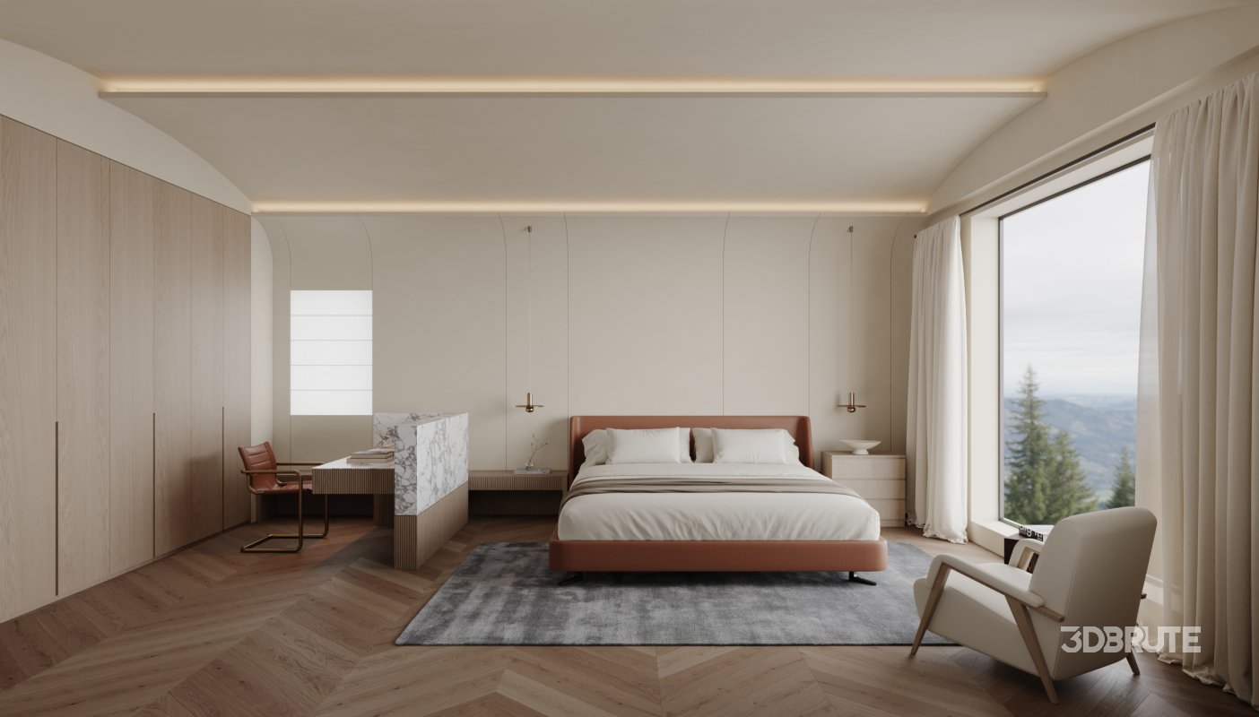 Bedroom interior scenes Image 2